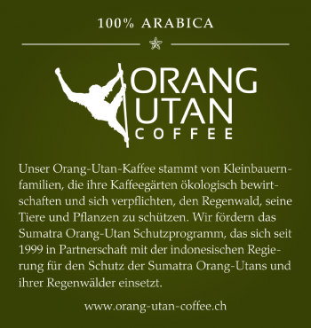 Orang-Utan-Kaffee Sumatra
